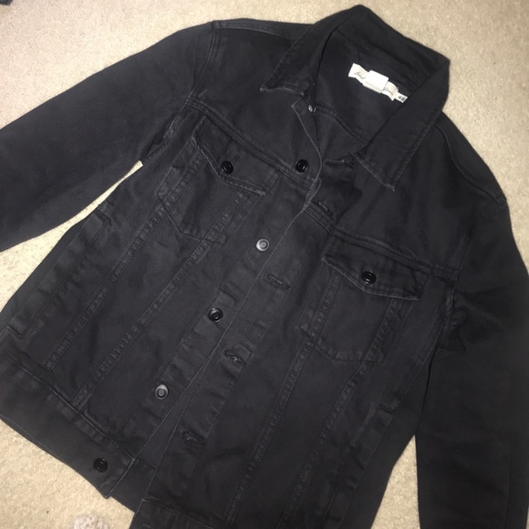 H&M Jackets & Blazers - BLACK JEAN JACKET